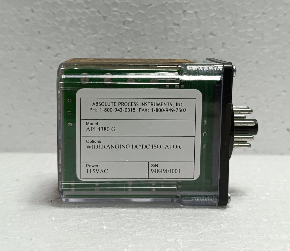API 4380 G DC/DC Isolator Absolute Process Instruments 115VAC Power | NIB