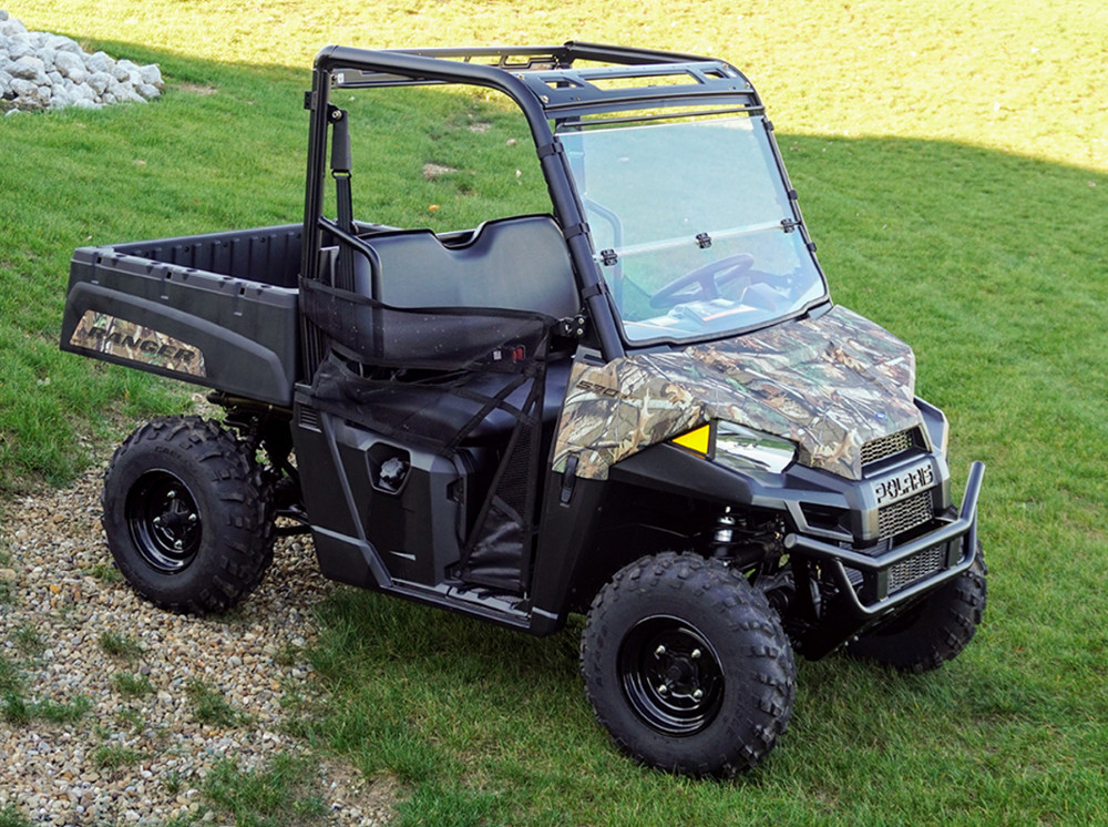 Polaris Ranger Midsize Scratch Resistant Folding Windshield
