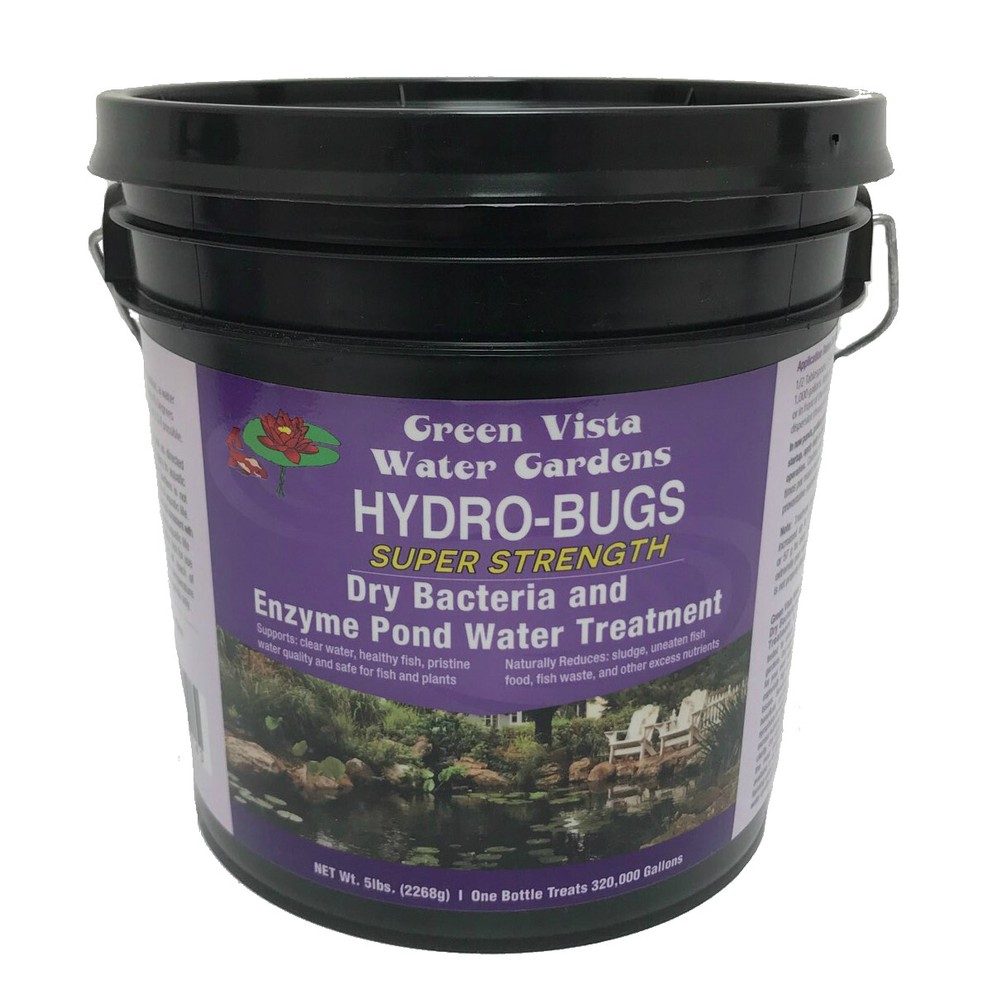 Hydro-Bugs Dry Bacteria Super-Strength (5lb) - natural pond algae control -bulk