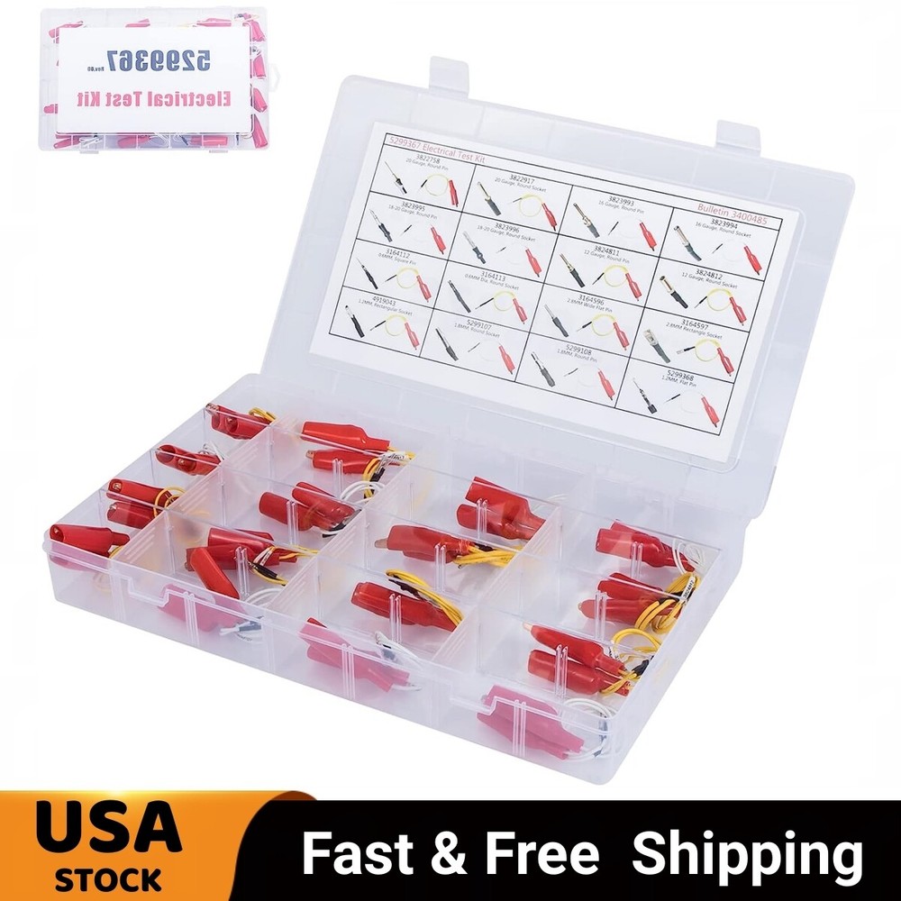 5299367 For Cummins Electrical Test Lead Kit Testers Wire Connectors Cables Set