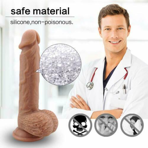 5.3" Dildo For Men Gay Anal Realistic Silicone Penis Suction Cup Women Sex Toy