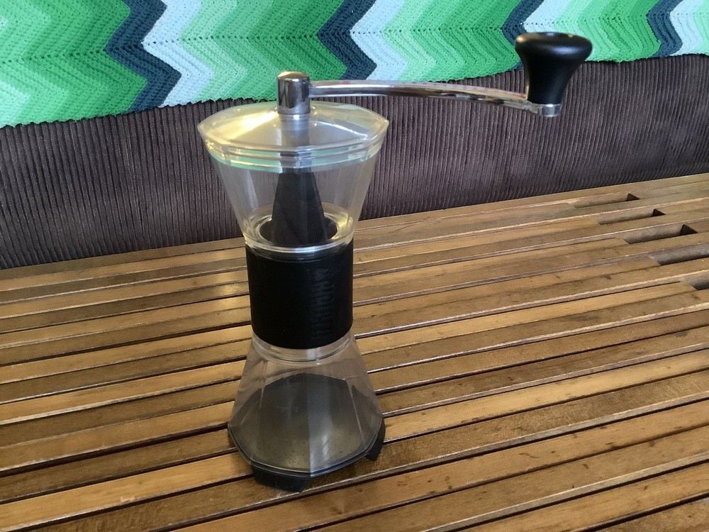 Bialetti Manual Adjustable Coffee Grinder Conical Ceramic Burr Grinder