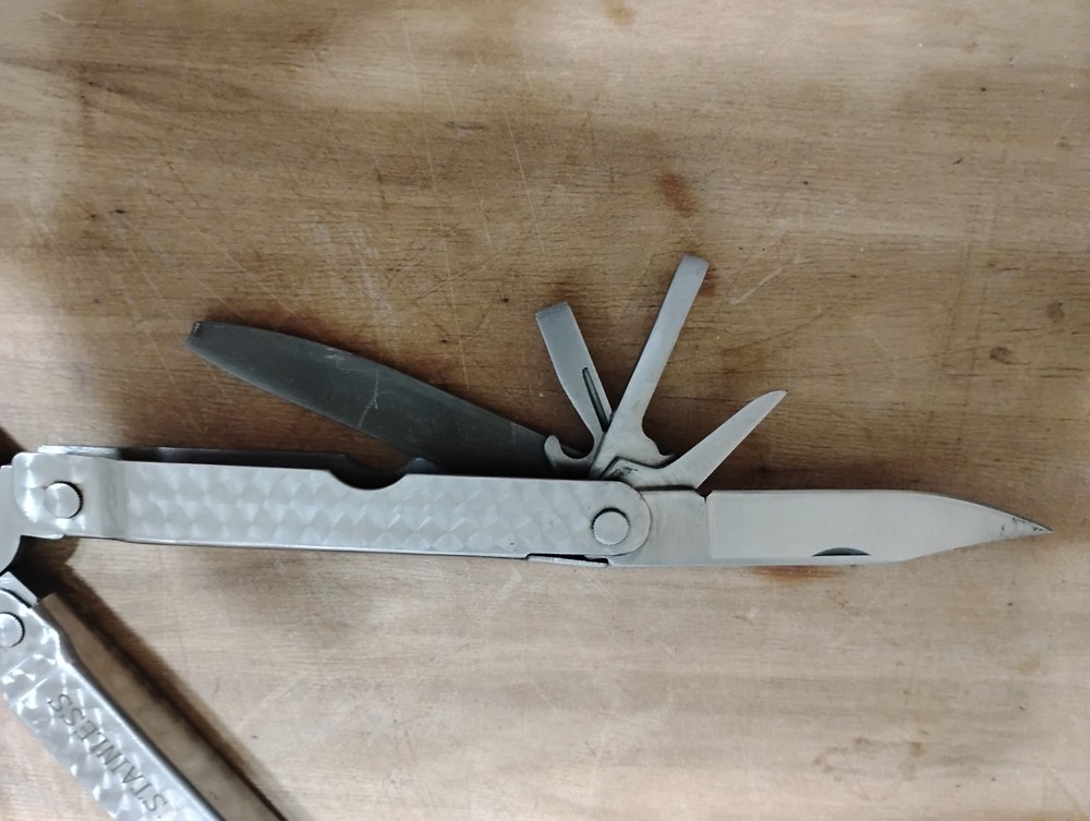 Vintage Sheffield Stainless Multi Tool With Sheath