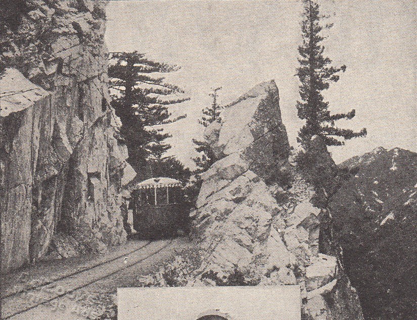 1912 Pacific Electric Railway Print Ad – Mount Lowe Cloudland Trolley Trips Pix!