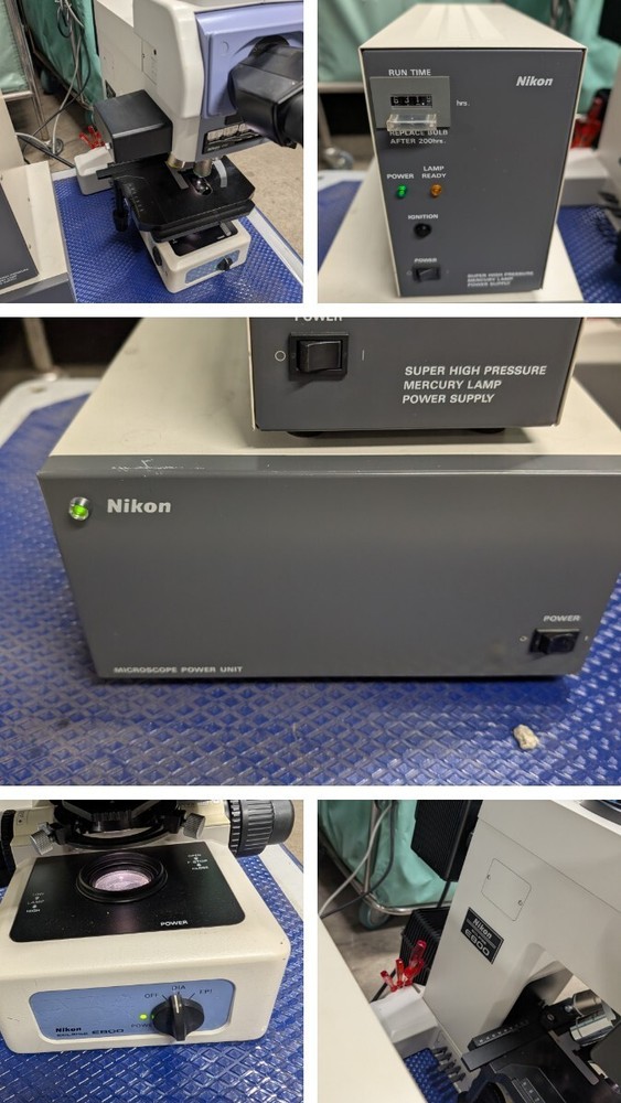 [CFI60 OPTICS] Nikon Eclipse E800 Microscope Biological Research