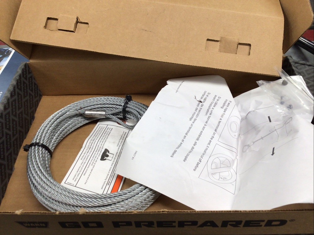 Warn 3/16"x50' Wire Rope Winch Cable  60076