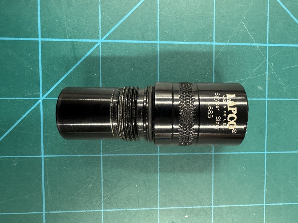 LAPCO .685 bore sizer: Spyder thread. Rare!