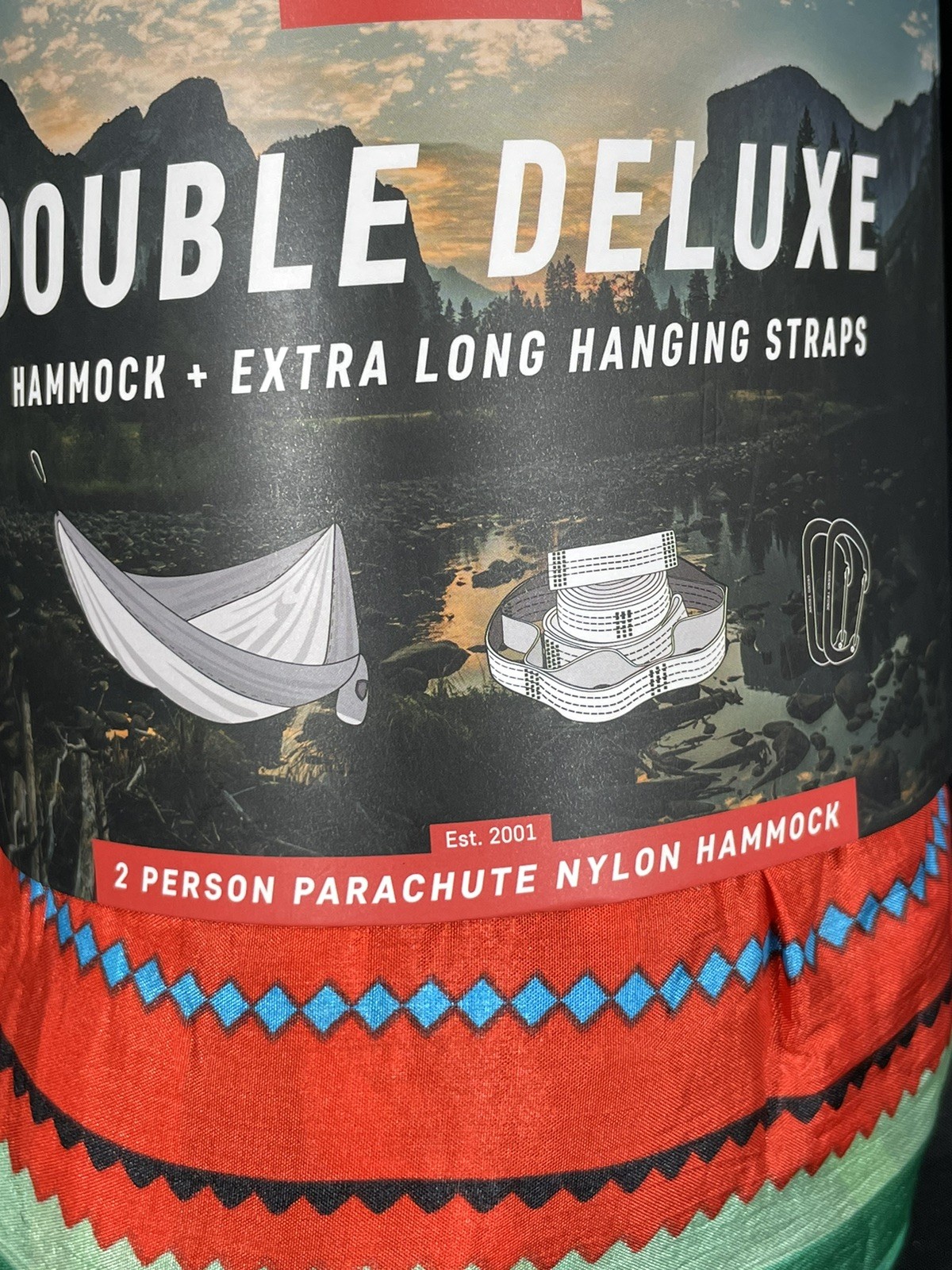 Grand Trunk Double Deluxe 2 Person Hammock Extra Long Hanging Straps Brand New