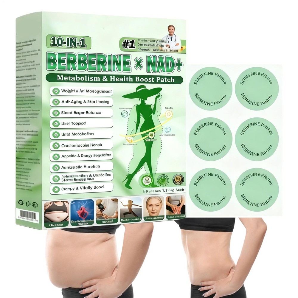 GLORENDA Berberine Mullti-Pathway Metabolic Patch, GLORENDA Patch