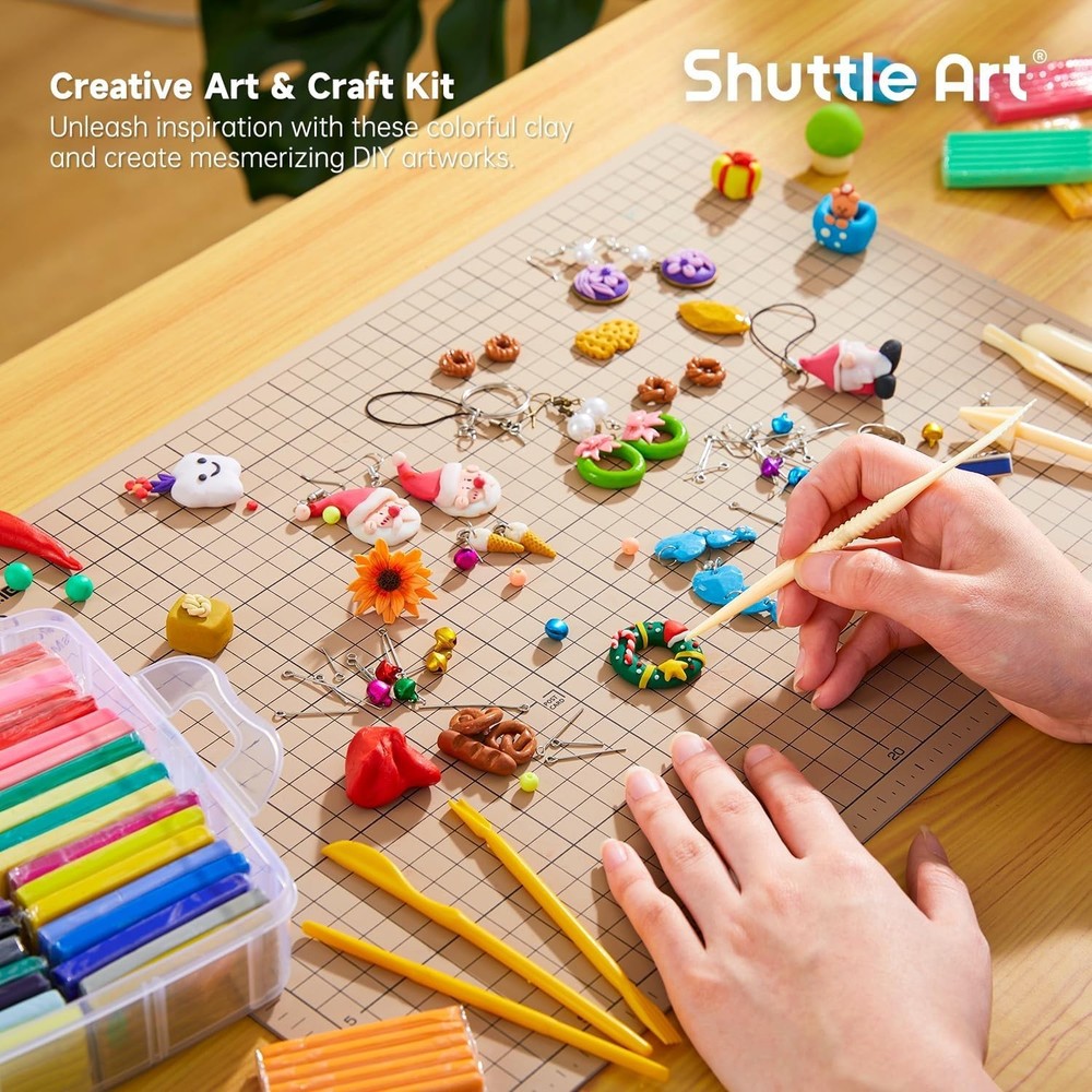 57 Colors Polymer Clay Kit with Tools & Accessories
