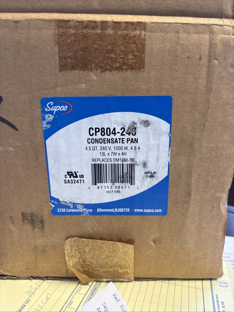 Supco Condensate Drain Pan Model CP807-240