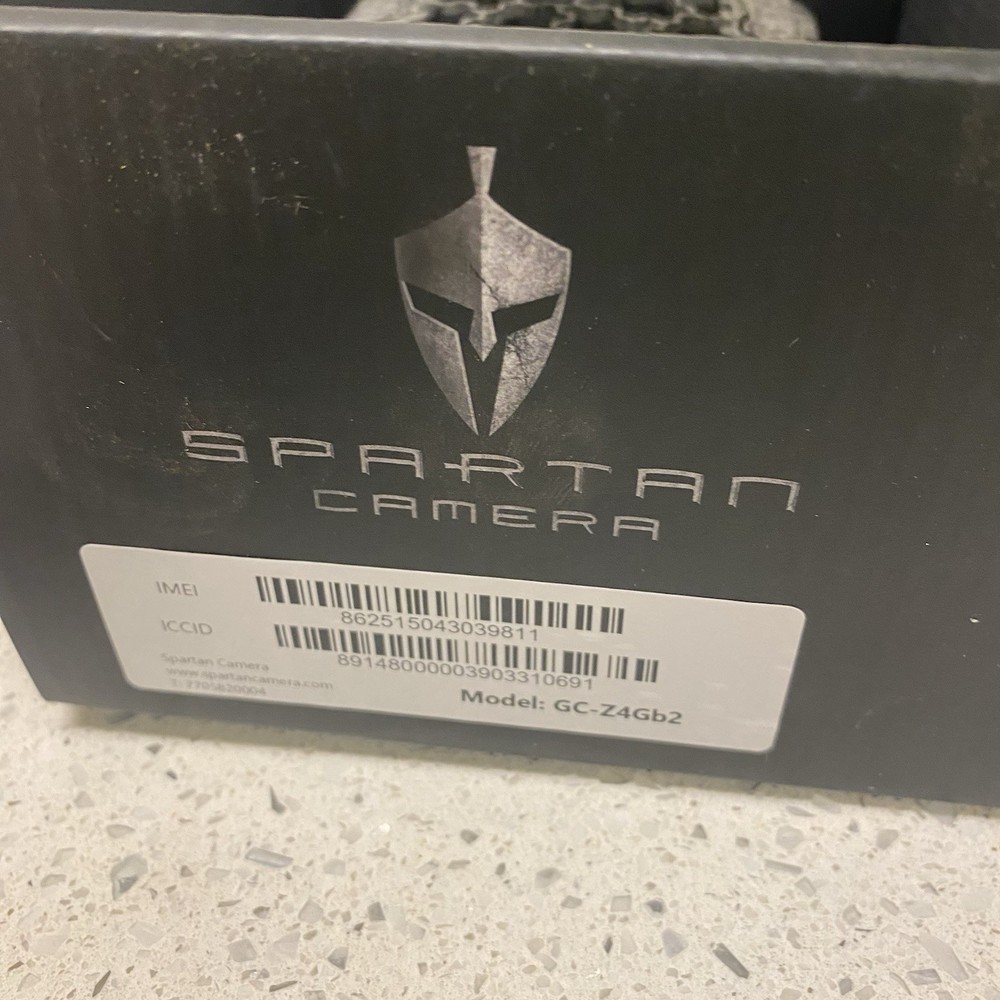 Spartan GoCam Game Camera Package Camera Lock Box Python Cable And SDCard
