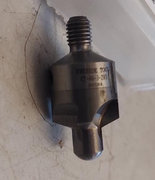 Everede Tool CT-46-3-281 Carbide Threaded Shank Countersink