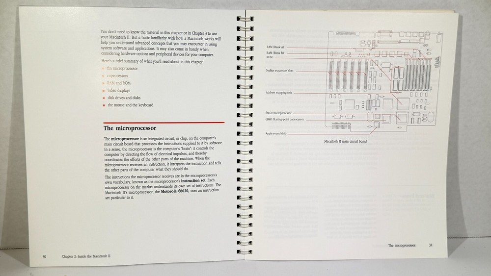 Vintage Macintosh Manuals! Mac II Owner's Guide, Utilities User's Guide,Ref Card