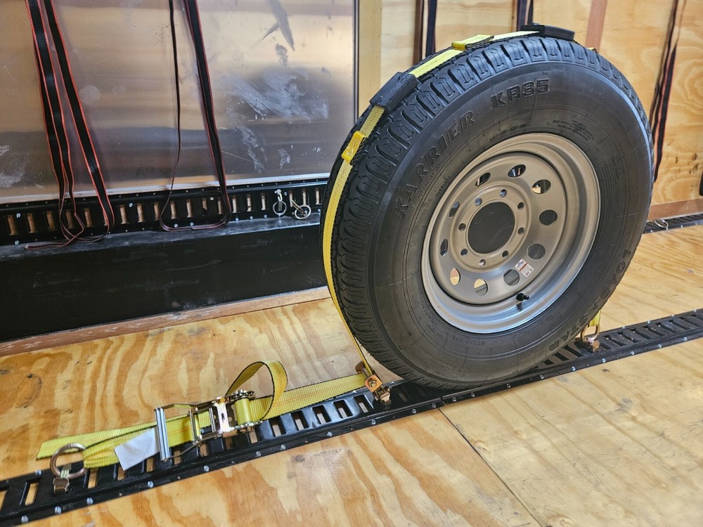 Mega Tie 4 PACK E-track 2”x 10' Car Tie Down Straps for Trailers, Auto ATV