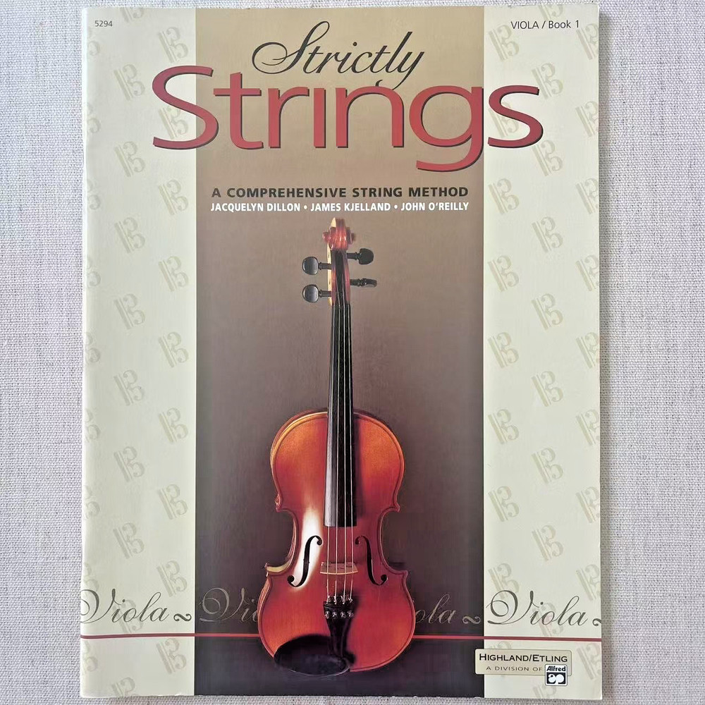 Viola:Book 1, Alfred Strictly Strings A Comprehensive String Method