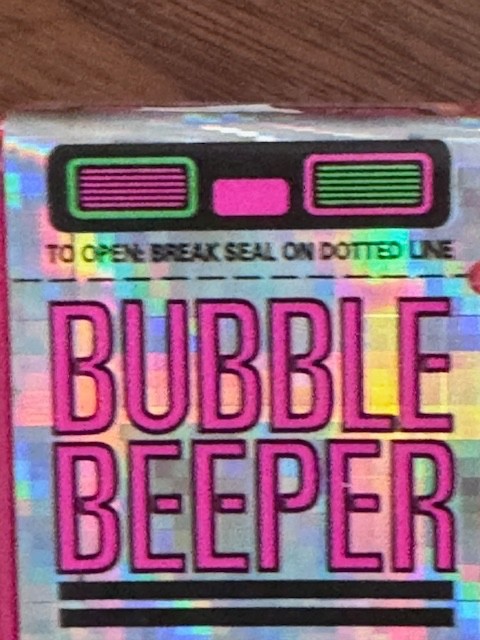 Vintage 90's Bubble Beeper Gum Container -Sealed