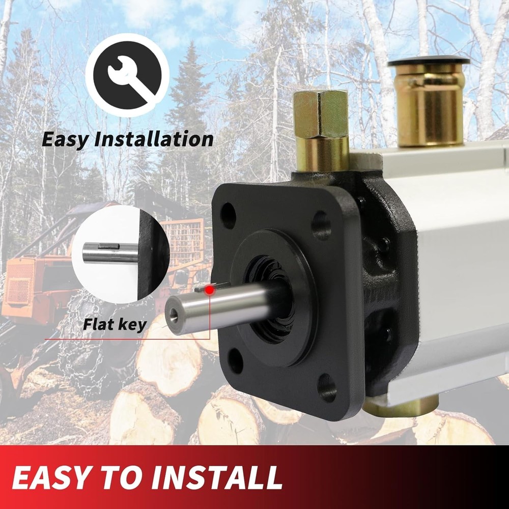 Easy Install Hydraulic Pump for Log Splitters