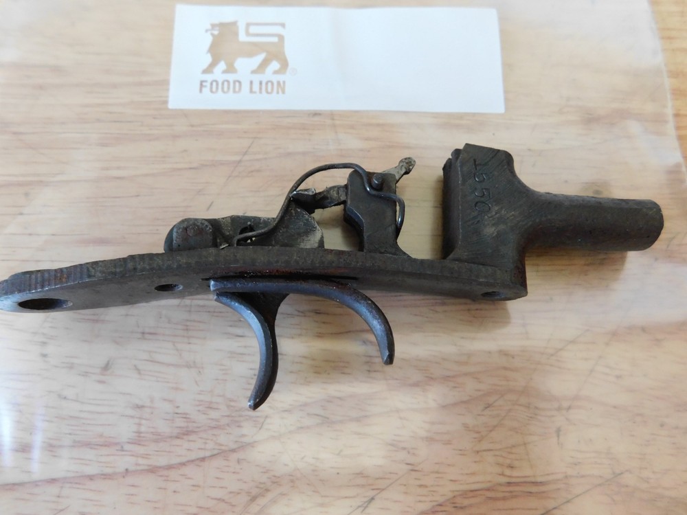 Pistol Rifle Double Set Trigger Assembly Unknown Maker, Marked 1550, 7/138