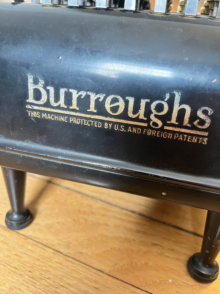 Antique Burroughs Class 5, 10 Column, Key-Driven (Comptometer) Calculator