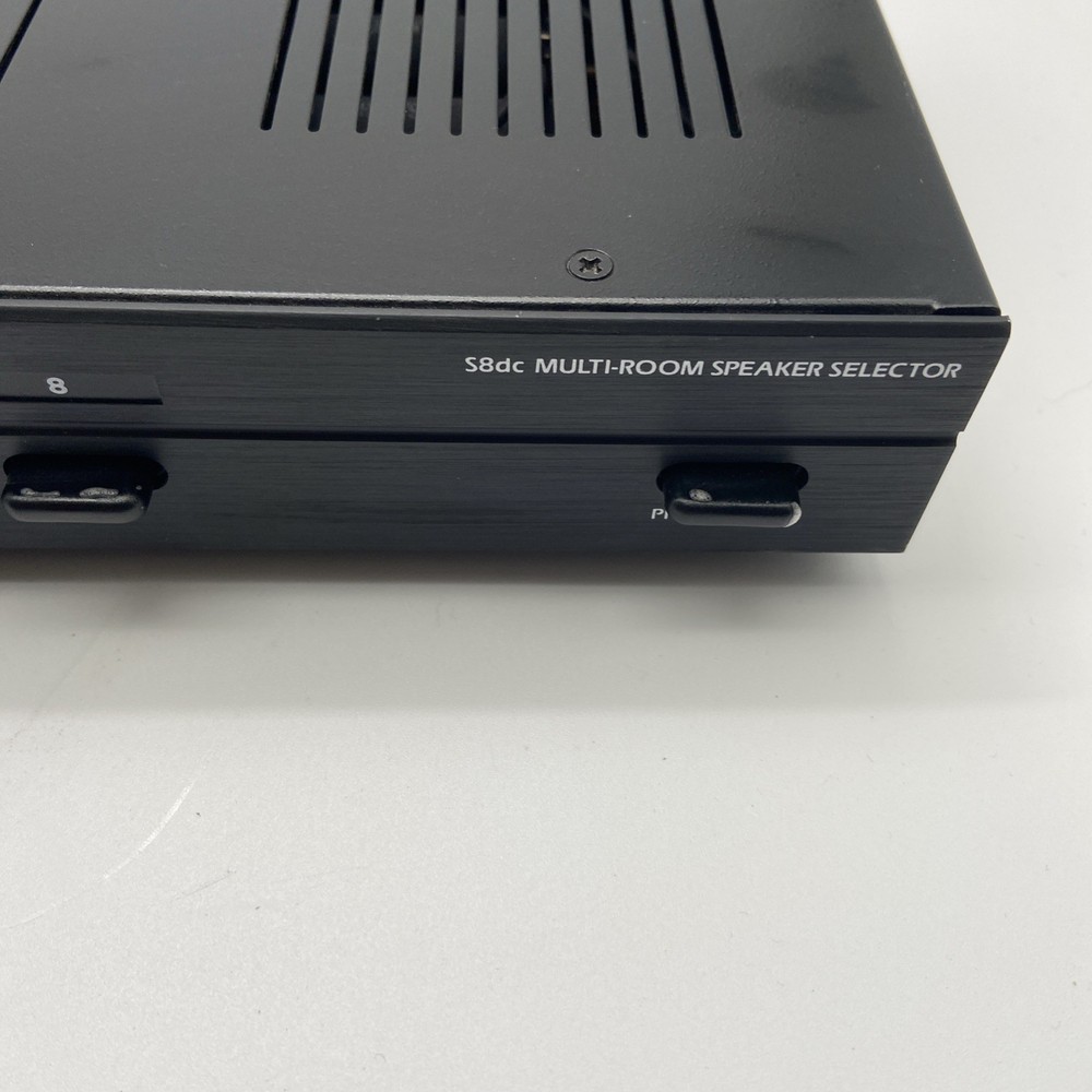 SpeakerCraft S8dc 8 Zone Multi-Room Audio Speaker Selector Switcher - Working