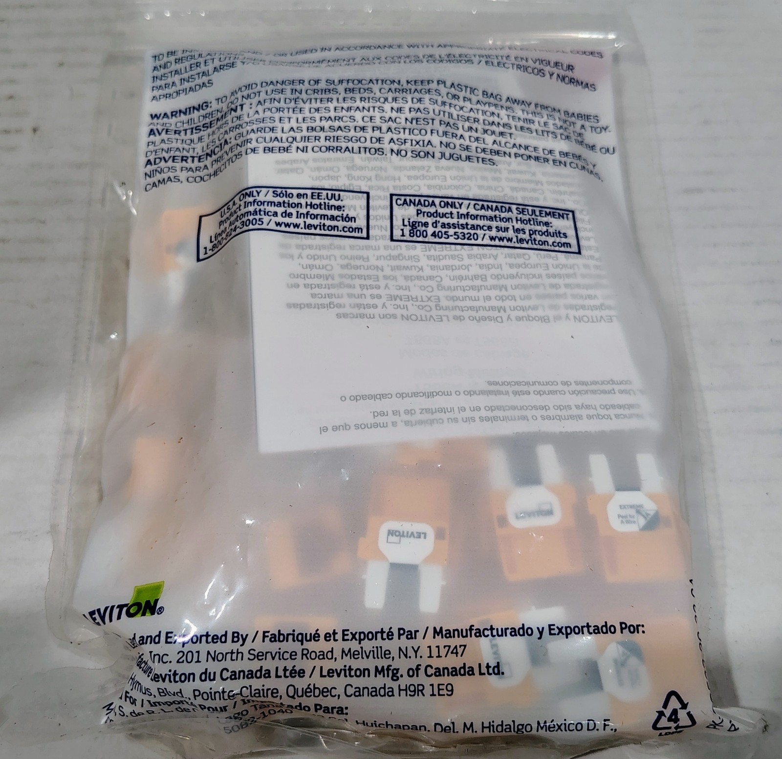 Leviton 61110-BY6 Extreme Category 6 UTP Quickport Jack Yellow Lot Of 37