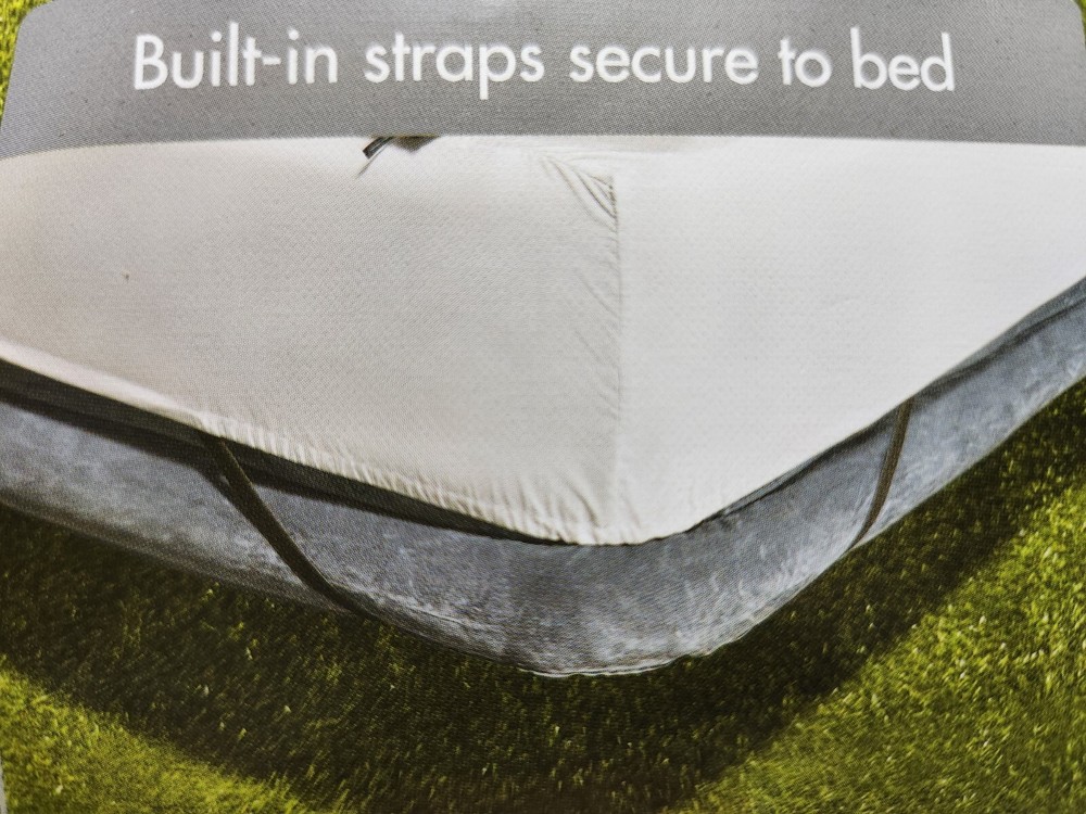 Ozark Trail 50-Degree Rectangular Single Sleeping Bag Convert Airbed Cover Queen
