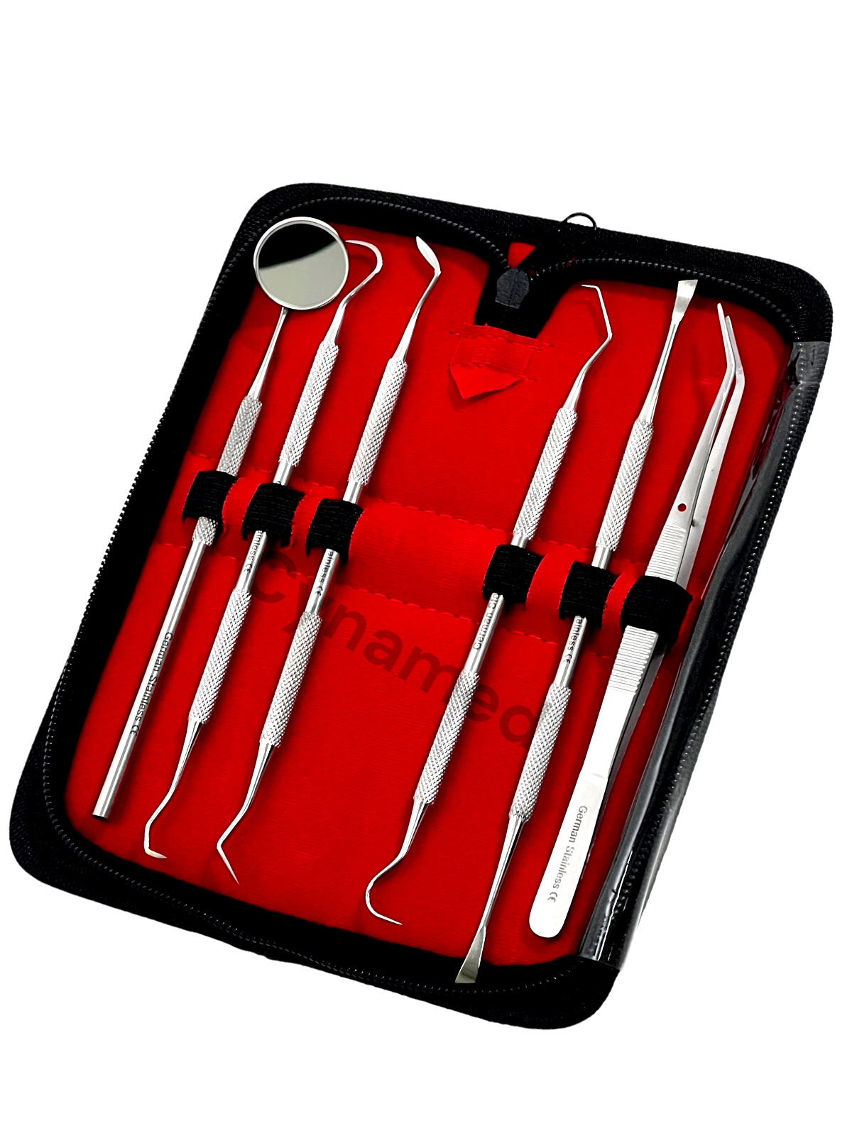 Premium Dental Instruments Scaler Tools Teeth Cleaning 5pc Oral Hygiene Deep Kit