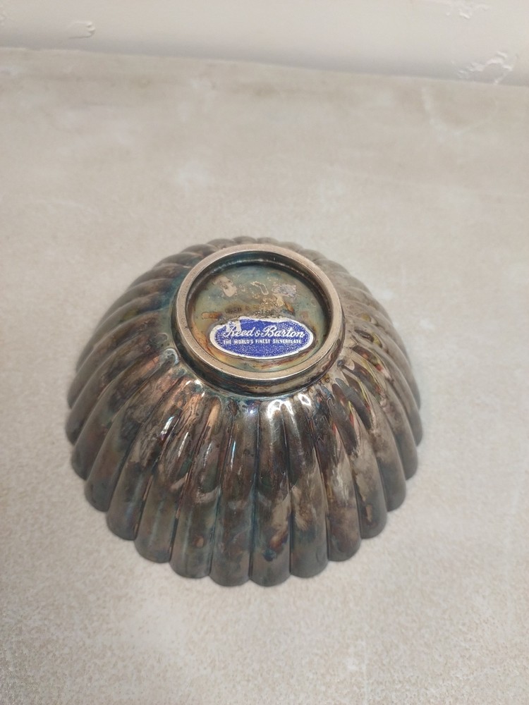 Reed & Barton Fluted Dish 5.5" Diameter 2.5" Tall