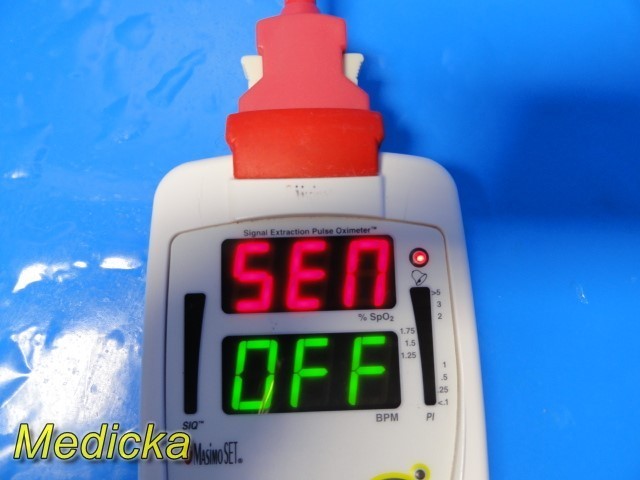 Masimo Rad-5v Pulse Oximeter W/ Direct SpO2 Sensor Ref 10192 ~ 39712