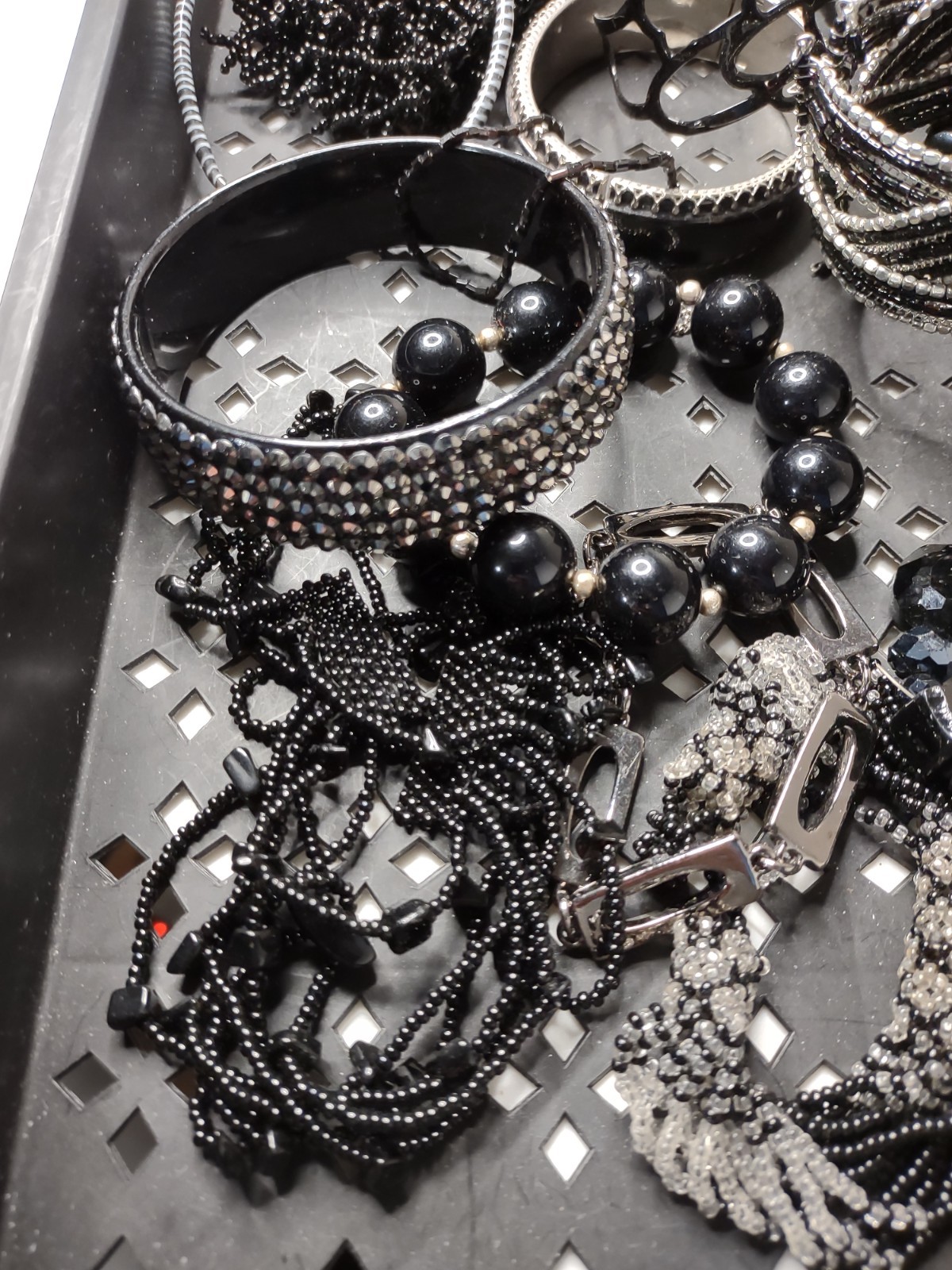 Lot Of Black / Dark Bracelets Black Bracelet Lot MLLAN