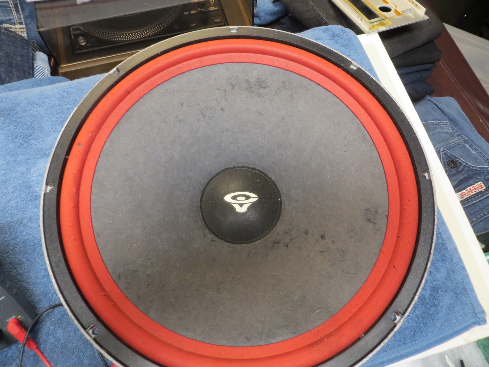CERWIN VEGA 15 INCH 4 ohm WOOFER WR15/W15 D-9