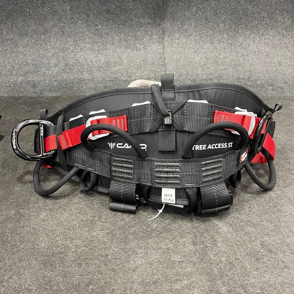 CAMP Tree Access ST Sit Harness Adjustable Size S - L, Black/Red