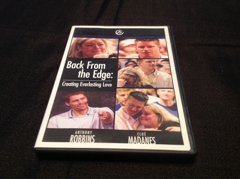 Anthony Robbins Back From The Edge: Creating Everlasting Love DVD (Opened)