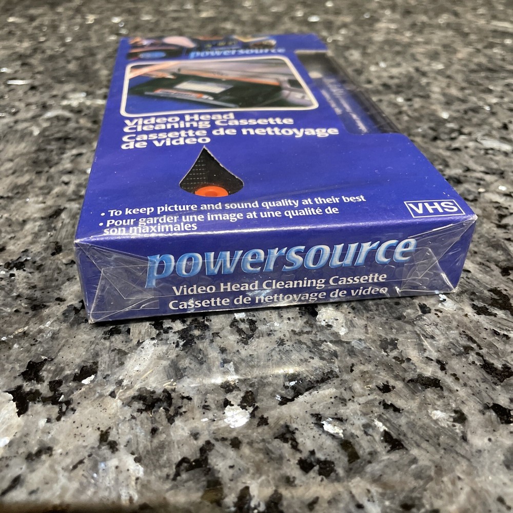 Powersource VIDEO Cassette Cleaning System VHS Scientific Formula Non Abrasive