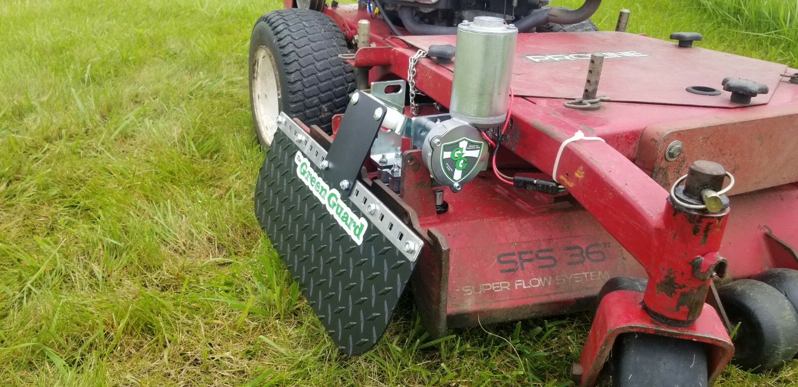 The Green Guard 'SLIM [HD]' - Motorized Chute Blocker with Aluminum Guard