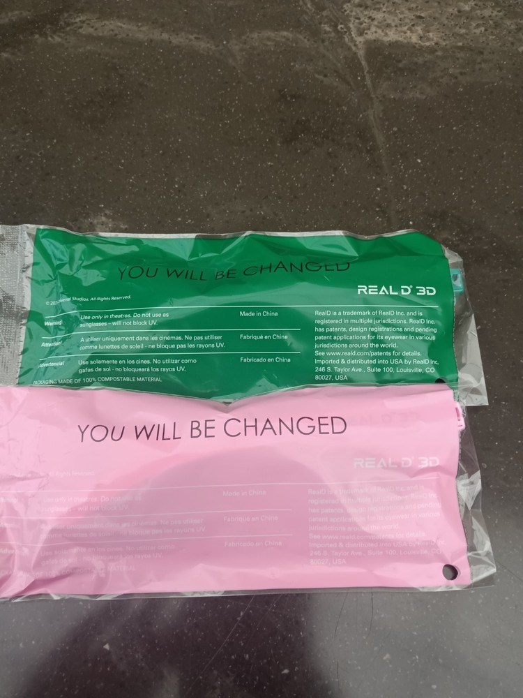 Wicked For Good 3D Glasses