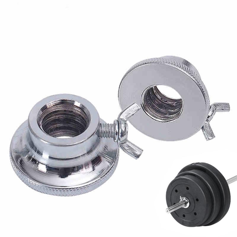2 Pack Spin Lock Dumbbell Collars for Threaded Bars