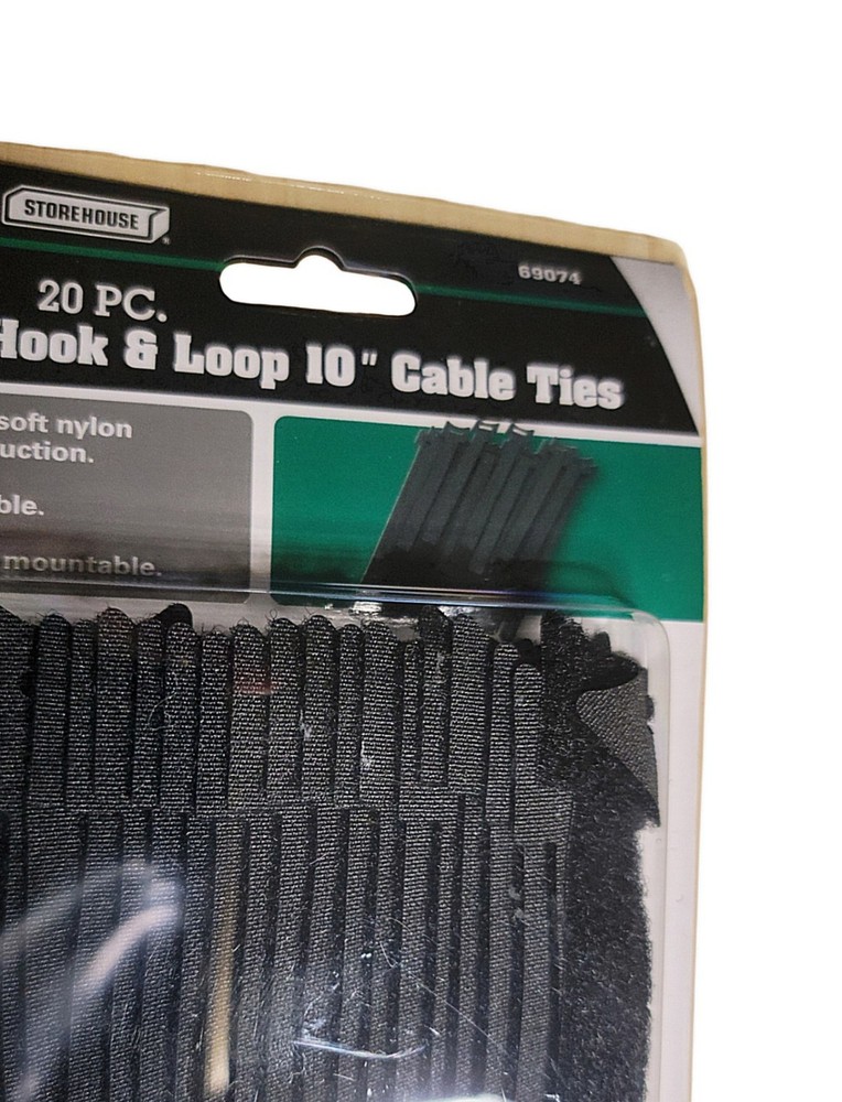 Store HouseHoop &Loop 10" Cables Tie. 20pc