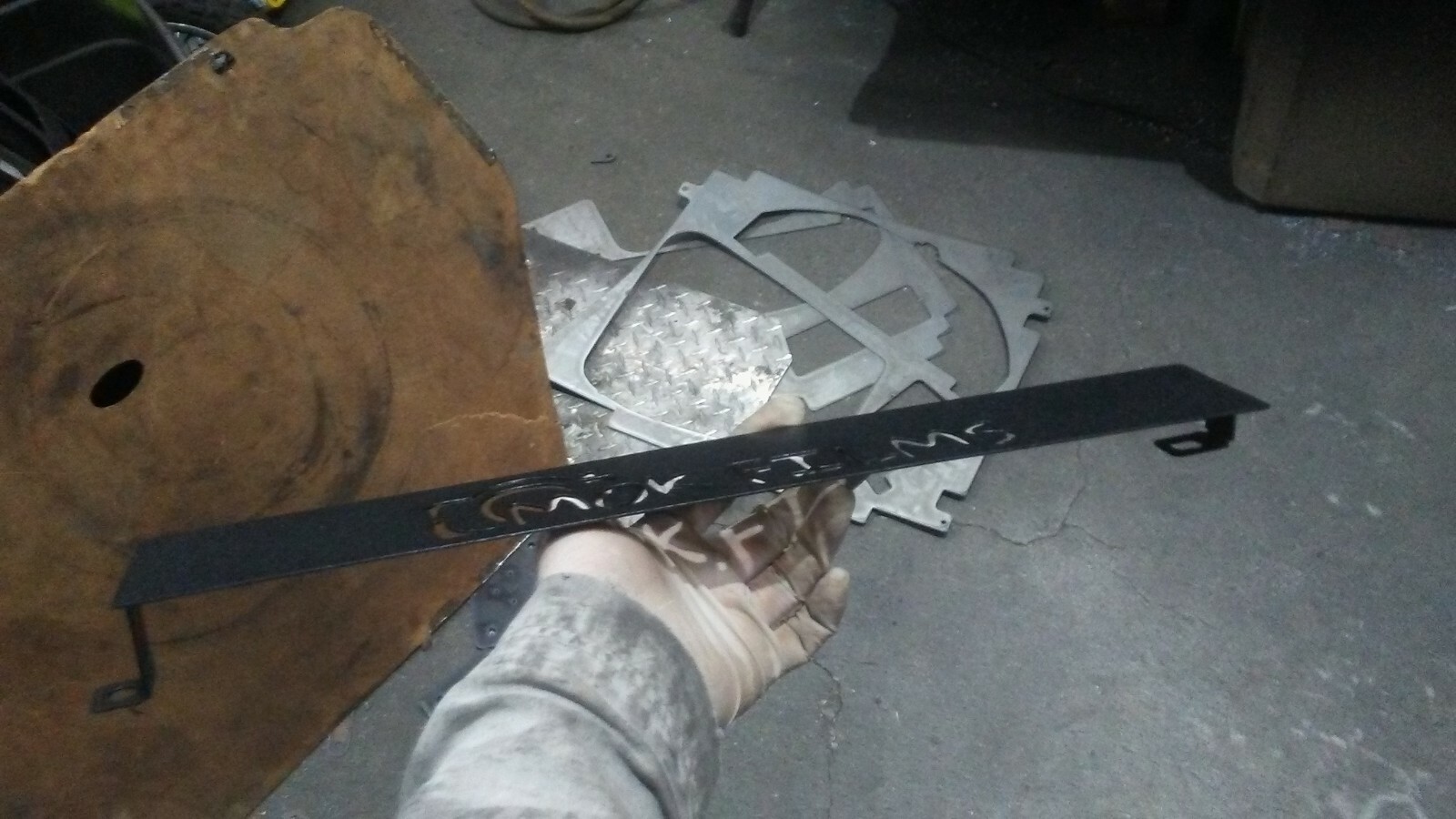 1999 Honda CRV Spark Plug Cover: Blank Black Metal *Custom Shoot a Message!