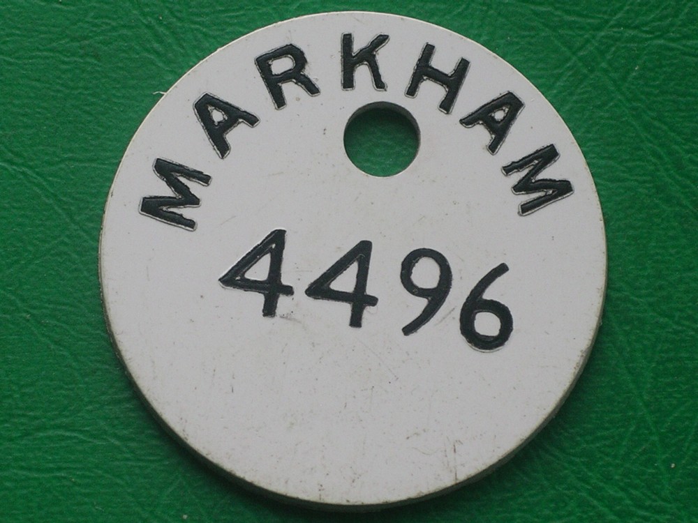 Markham colliery Derbyshire NCB pit check miners coal mining token tally