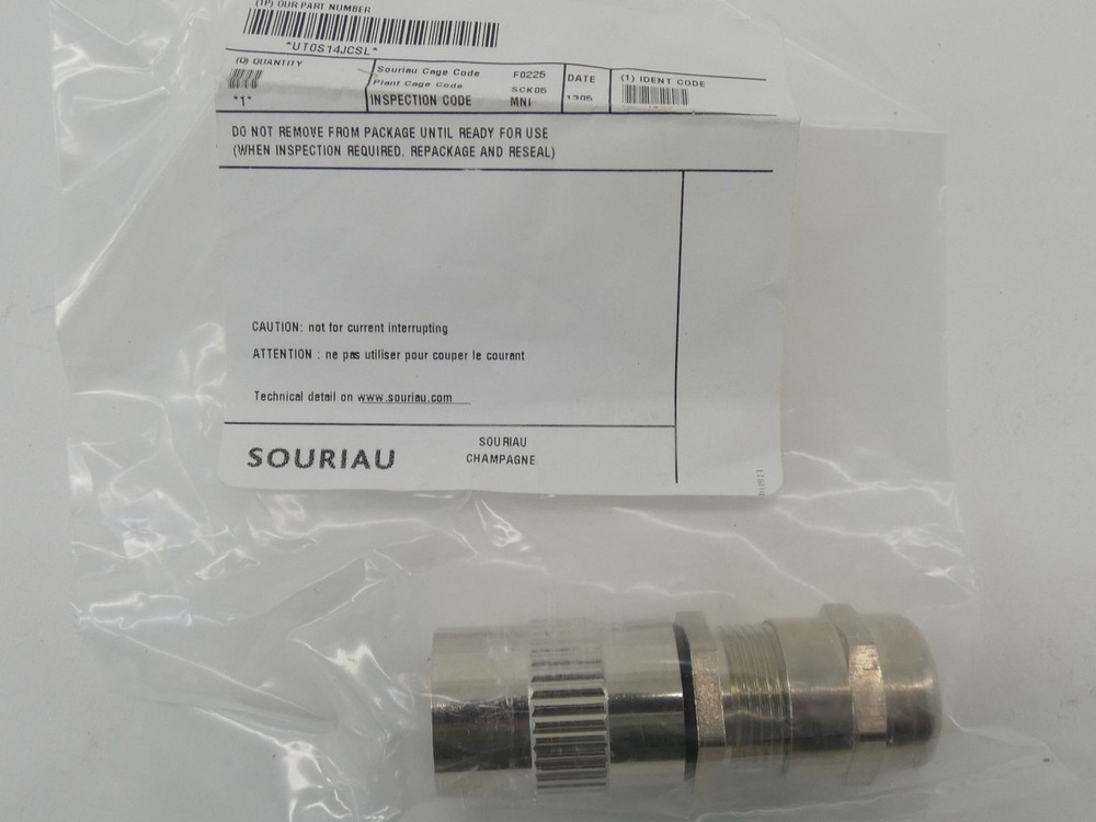Souriau UT0S14JCSL Circular Connector - NEW Surplus!