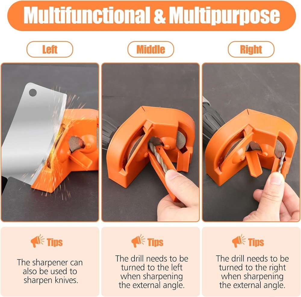Multipurpose Drill Bit Grinding Sharpener