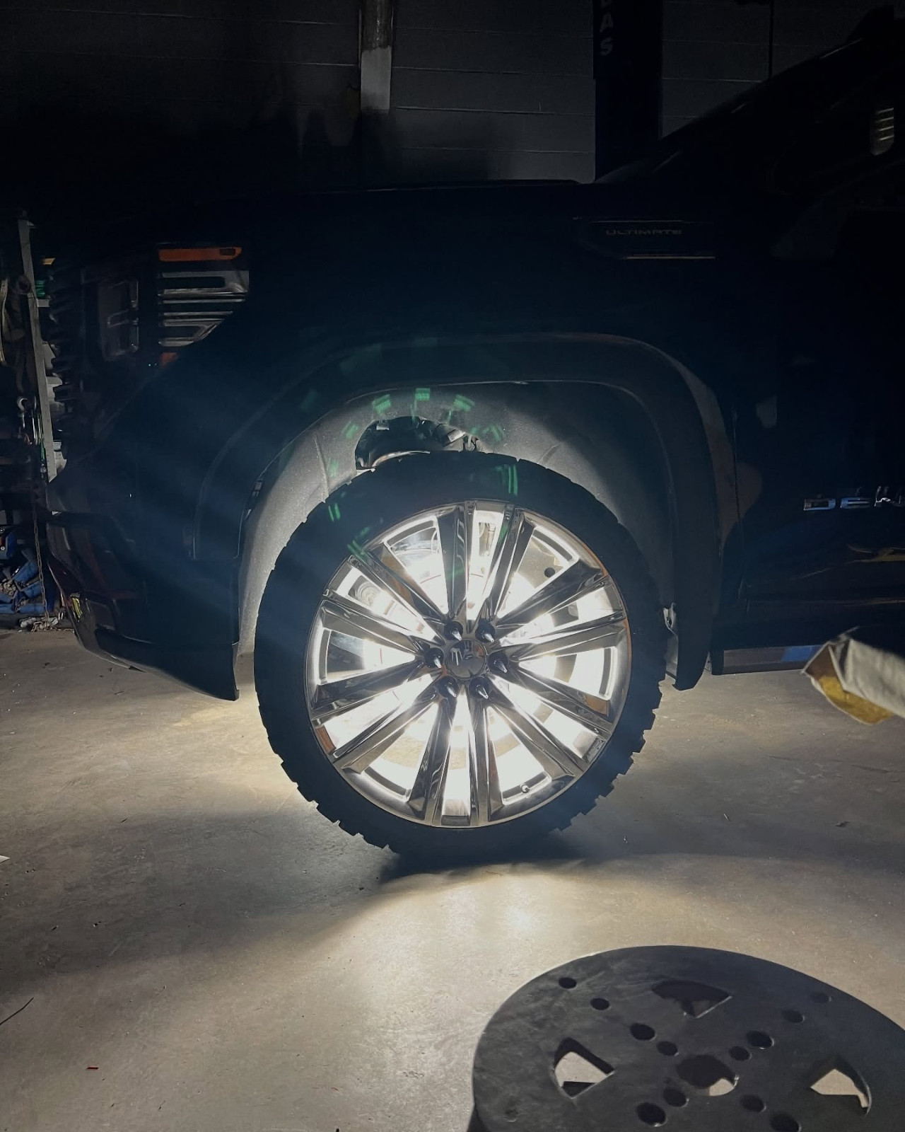 NEW Set 4x 17.5" PURE WHITE QUAD ROW Strobes Truck Car LED Wheel Rim Ring Lights