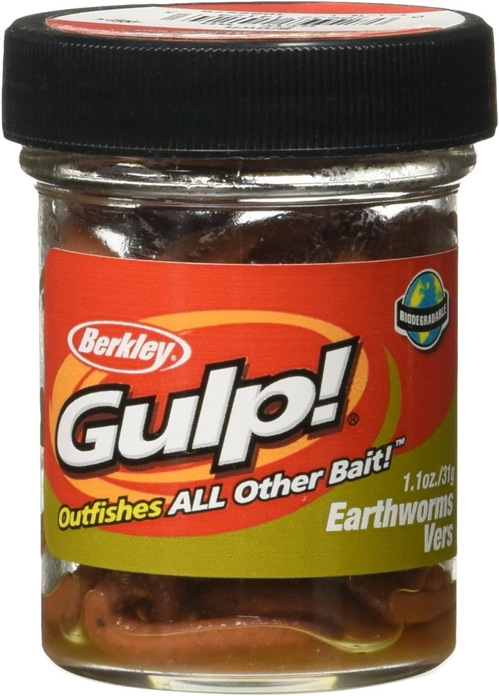 Gulp! Earthworm 4-inch Brown Fishing Bait