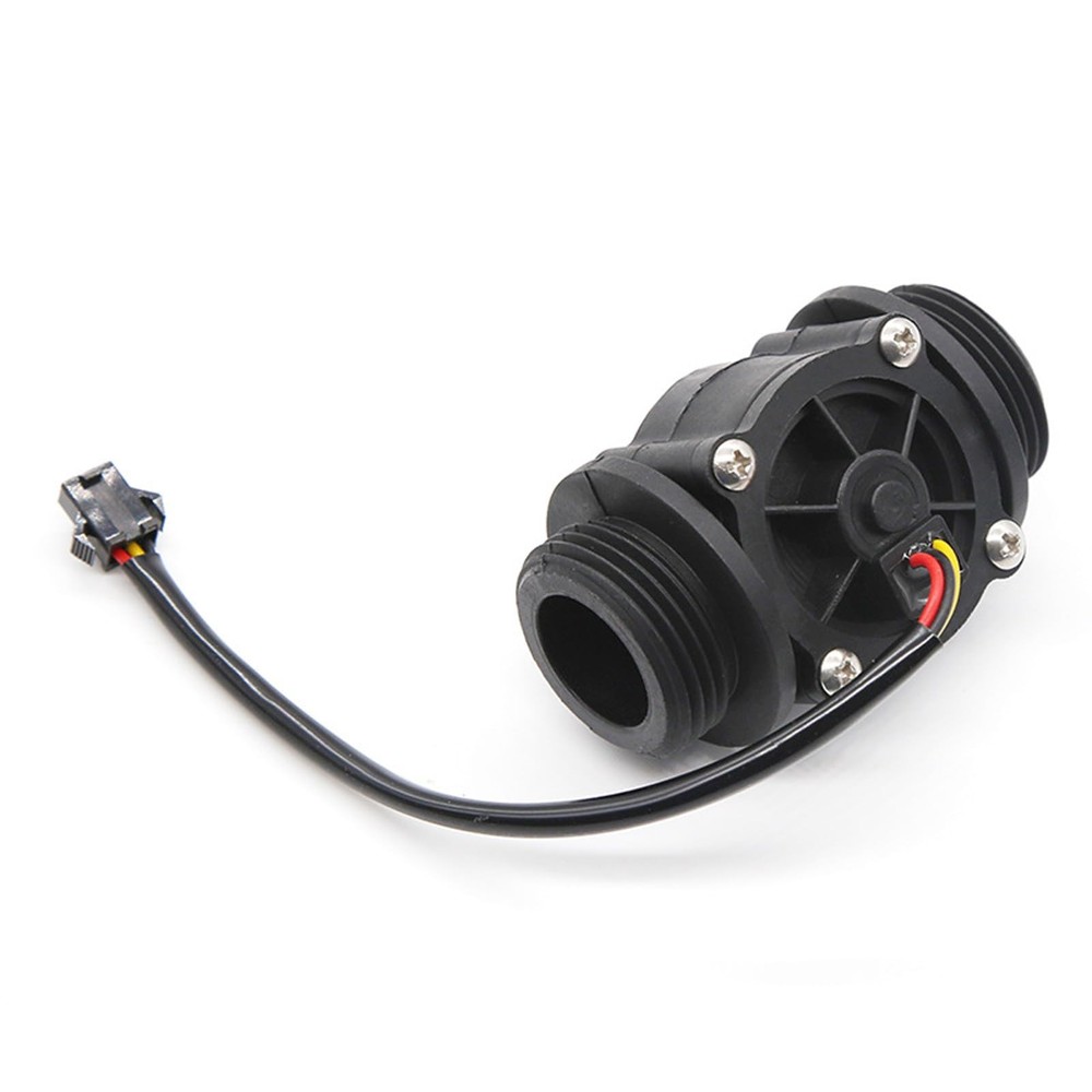 GREDIA 1" Water Flow Sensor Food-Grade Switch Hall Effect Flowmeter Fluid Met...