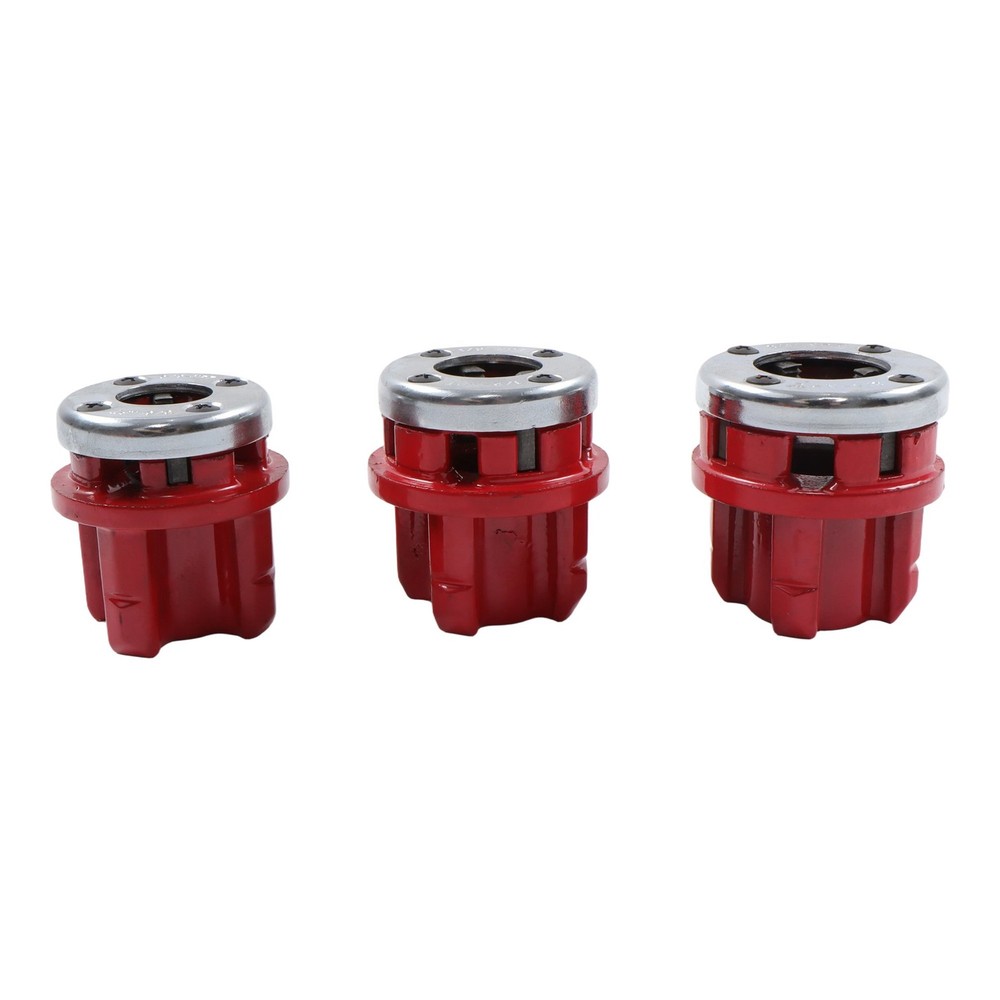 7 Size BSPT Pipe Threader 3/8" To 2" Dies Set W/ Handle Pipe Threader Threading