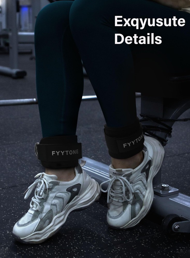 Ankle Strap(Pair) for Cable Machine, Ankle Cuff for Kickbacks, Leg Extensions...