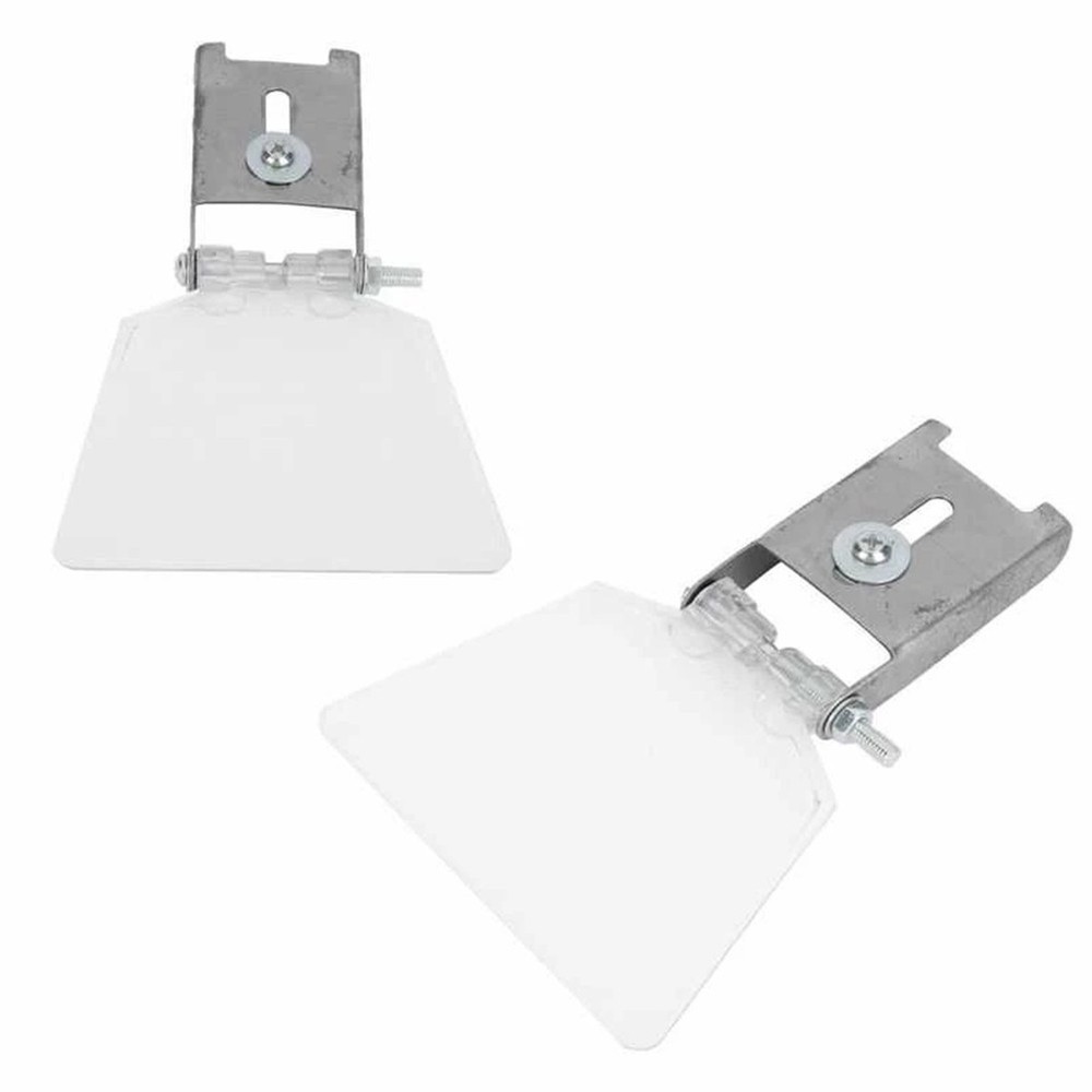 2pcs Replacement Guard Bench Grinder Eye Protection Safety Shields With Bracket
