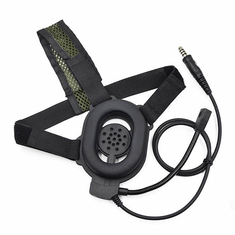 HD01 Bowman Elite II Tactical Headset Earpiece U94 PTT for Kenwood Baofeng UV5R